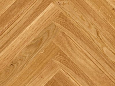 Le parquet contrecollé en chêne le charme naturel du bois, les lames se composent d’un parement du bois noble avec un support en latté à fil croisé